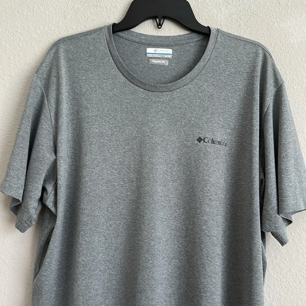 Columbia  Mens Gray Omni Wick Short Sleeve regular fit XL - Picture 3 of 6